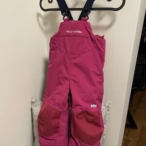 Helly Hansen 2T Pink Snowpants